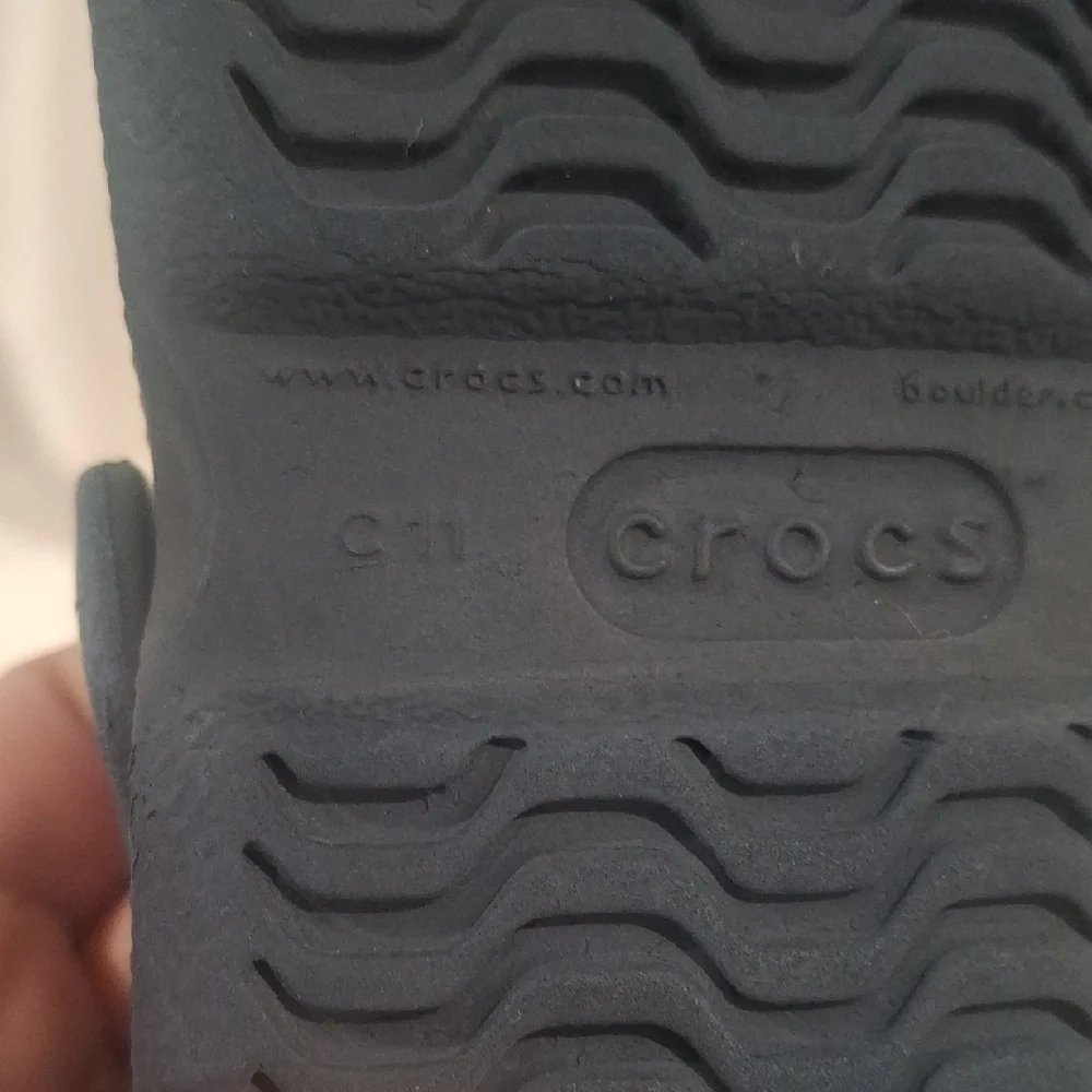 CROCS Kids Dark Blue Water Shoes Size C11